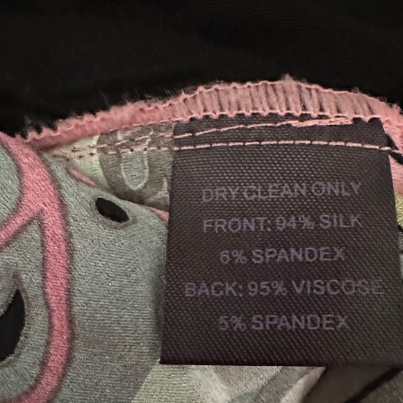 Hale Bob Pink and Black Camisole Top - Picture 4 of 5